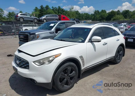 2009 Infiniti Fx35 z USA, uszkodzony, nr VIN JNRAS18WX9M154251